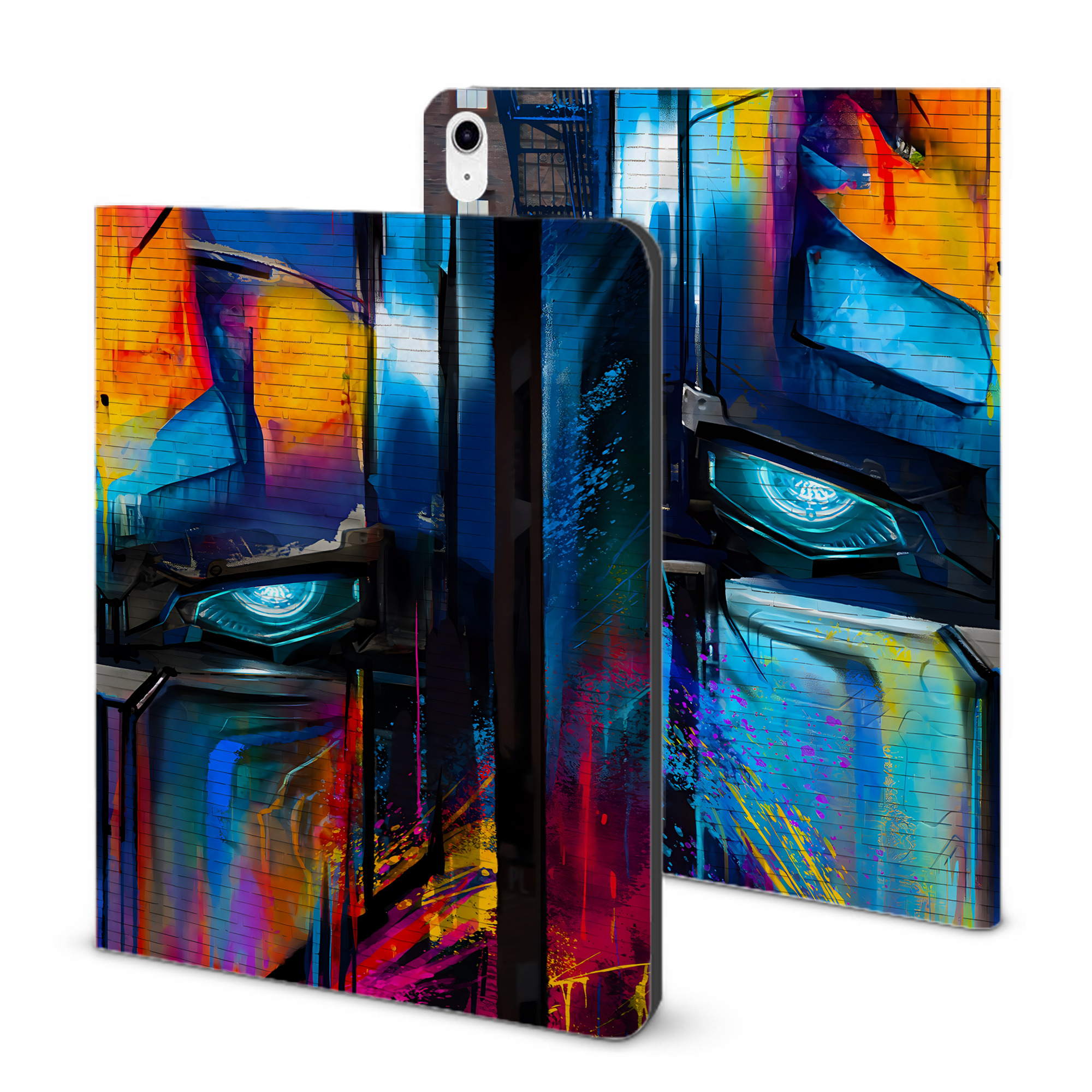 （画像用） Transformers トランスフォーマー IPad ケース ブック型 PUレザー TPU 耐衝撃 軽量 薄型 ペン収納なし 全面保護 IPad 各モデル対応